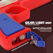 Plastic Gear Simulation Laser Toy Gun – 3D Lights, Music & Rotating (1 Pc, 3+ Years)