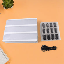 Black Mini A6 Magnetic Cinematic Light Box with 82 Characters and 10 Emojis (1 Set)