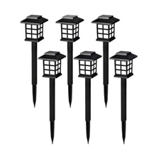 Big Solar Outdoor Lights, 6 Pack Waterproof Solar Pathway Lights, 10 Hrs Long-Lasting LED Landscape Lighting Solar Garden Lights, Solar Lights for Walkway Path Driveway Patio Yard & Lawn (6 Pc Set)