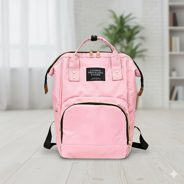 Multipurpose Large Capacity Mom's Backpack Diaper Bag (1 Pc)
