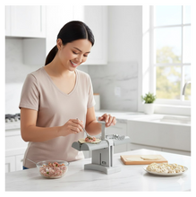 Double-Head Dumpling Maker Mold – Press Two Dumplings at Once (Brown Box)