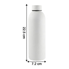 Stainless Steel Double Wall Vacuum-Insulated Drink Water (White / 500 ML Approx)