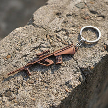 Metal Gun Shape Keychain (1 Pc)